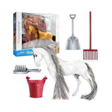 Imagem de Brinquedos Educativos De Modelos De Animais De Fazenda E Cavalo De Ran