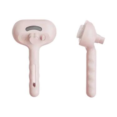 Imagem de Escova Alisadora Elétrica Para Gatos Com Spray Massageador a Vapor Par