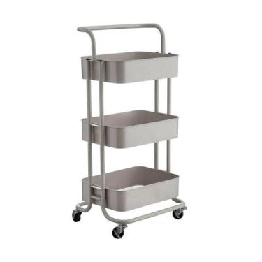 Imagem de Carrinho Organizador Versatile 86 cm Home Style, CINZA