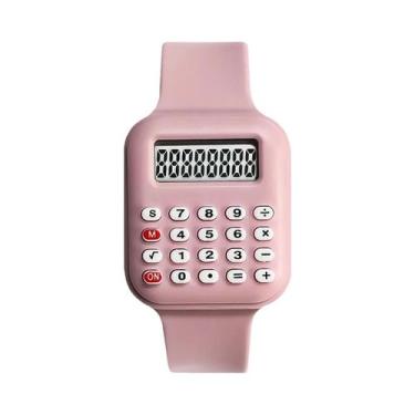 Imagem de Relógio Digital Infantil Com Pulseira De Borracha Para Meninas Com Cal
