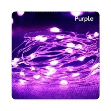 Imagem de Luzes De Fada LED Com Fio De Cobre 2m 3m 5m 10m Alimentadas Por Bateri