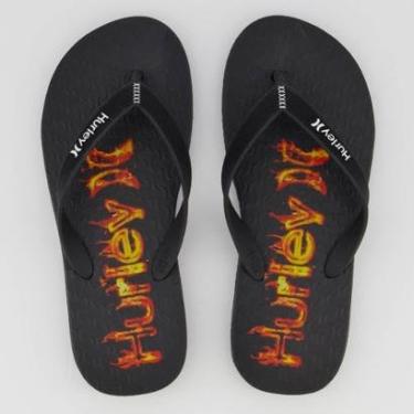 Imagem de Chinelo Hurley Fire Classic Preto-Masculino
