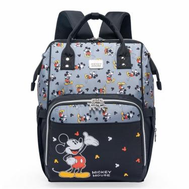 Imagem de Mochila Bolsa Maternidade Disney Mickey Menino Espaçosa Masculina-Masculino