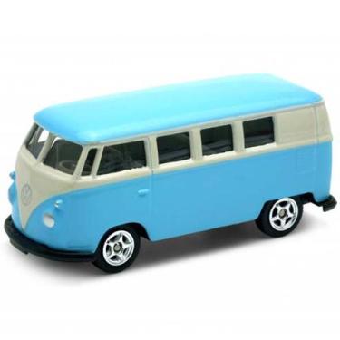 Imagem de Miniatura - 1:64 - 1963 Volkswagen T1 Bus Kombi Azul - California Mini