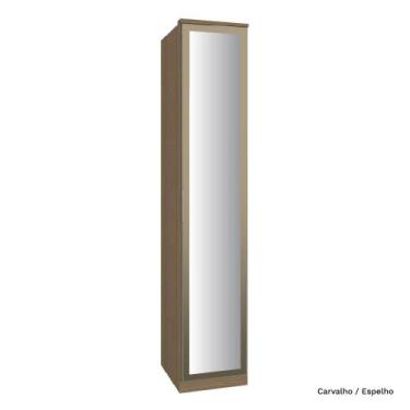 Imagem de Guarda Roupa Modulado 01 Porta Vidro 245cm com Prateleira Setiba - Móv