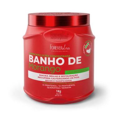 Imagem de Máscara Banho De Verniz Morango Forever Liss 1kg, U