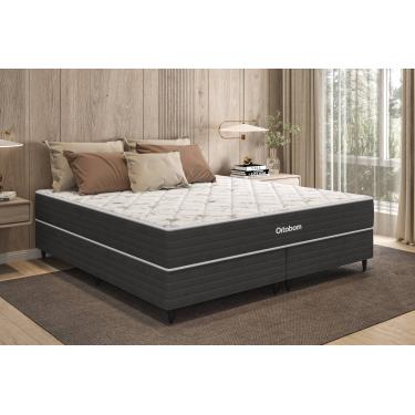 Imagem de Colchão Ortobom Mônaco King 193x203 Mola Pocket Ensacada Espuma D26 Branco/Rosé