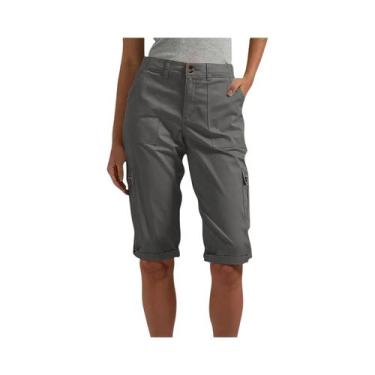 Imagem de Shorts Cargo Femininos Slim Retos Primavera Verão Moda Casual Multibol