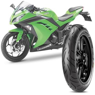 Imagem de Pneu Moto Ninja 300 Pirelli Aro 17 110/70-17 54h Dianteiro Diablo Rosso ii