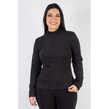 Imagem de Blusa térmica segunda pele gola rolê 87356 - Fluffy, Preto, GG