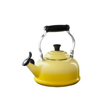 Imagem de CHALEIRA LE CREUSET TRADICIONAL COM APITO EM AÇO ESMALTADO 1,6L AMARELO SUN 40104025160000