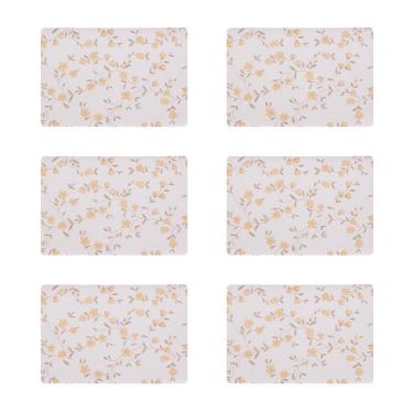 Imagem de Jogo Americano Copa E Cia 6 Peças Pvc Print Glimer Daisy