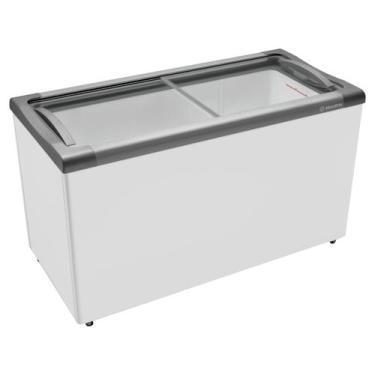 Imagem de Freezer Horizontal Metalfrio 388 Litros Tampa De Vidro Supra Branco NF