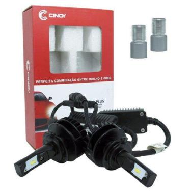 Imagem de Kit Par Lâmpada Super Led Cree Automotiva Farol Carro 8800 Lumens 12V 