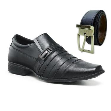 Imagem de Kit Sapato Social Masculino com Cinto - Courofran, 40