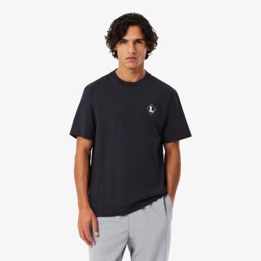 Imagem de Camiseta Lacoste Francesa Com Detalhe De Distintivo Masculina-Masculino