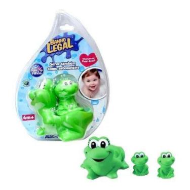 Imagem de Brinquedo de banho para bebe sapinho pais e filhos - Pais & Filhos, Ve