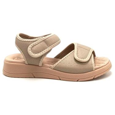 Imagem de Sandália Feminina Anabela Piccadilly 571003, Marfim, 35
