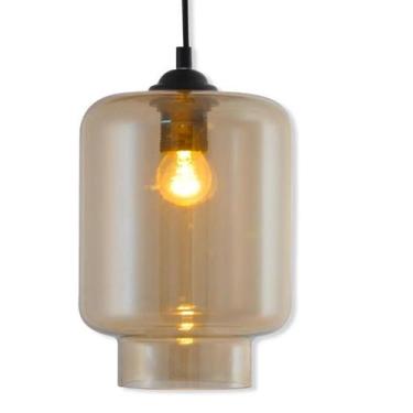 Imagem de Pendente vidro ambar 17x255 - MW COMERCIO