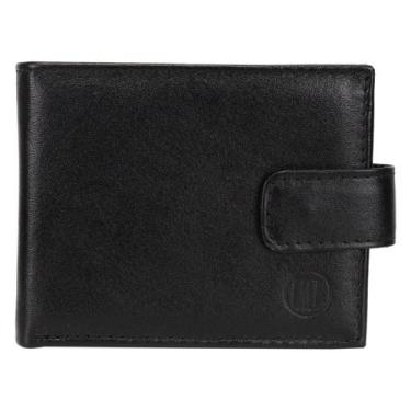 Imagem de Carteira de Couro Masculina com Porta Cheque e Cartões WJ Acessórios -