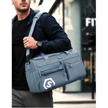 Imagem de Bolsa Masculino Esportiva 2 em 1 Academia Viagem Porta Tênis - M3M, Un