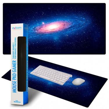 Imagem de Mouse Pad Gamer Extra Grande Antiaderente Galaxia 700 X 350