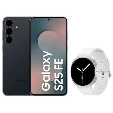 Imagem de Smartphone Samsung Galaxy S25 FE 128GB JetBlack - 5G + Smartwatch Gala