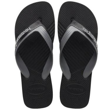 Imagem de Havaianas Dual Verde Cinza Aço/Preto, 41-42