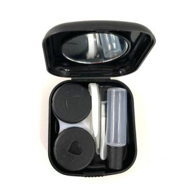 Imagem de Estojo para lentes de contato - Orange, Preto