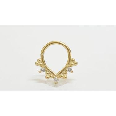 Imagem de Piercing em prata 925 - São Paulo Piercing, Dourado