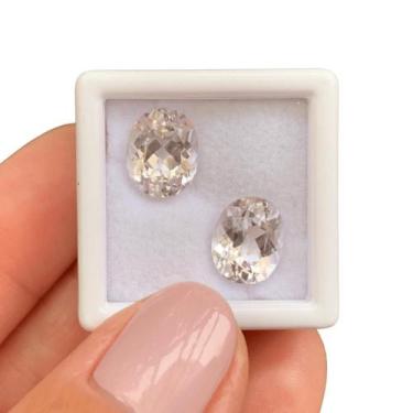 Imagem de Kunzita Oval Par 7,16ct - ENE2ESE