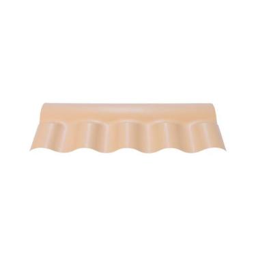 Imagem de Cumeeira Central Articulada Colonial PVC 86 x 35cm Afort Bege