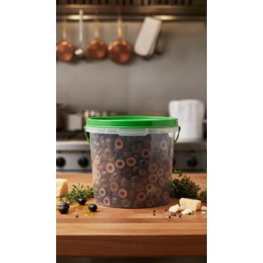 Imagem de Azeitona Preta Fatiada em Conserva Balde 2kg - Congratulations Store