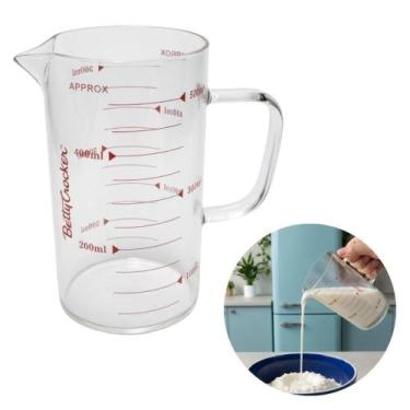 Imagem de Jarra Medidora Graduada Vidro Cozinha 500ml Betty Crocker