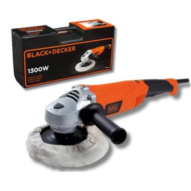 Imagem de Lixadeira Politriz 7 1300w 220v Maleta Wp1500k Black Decker - BLACK + 