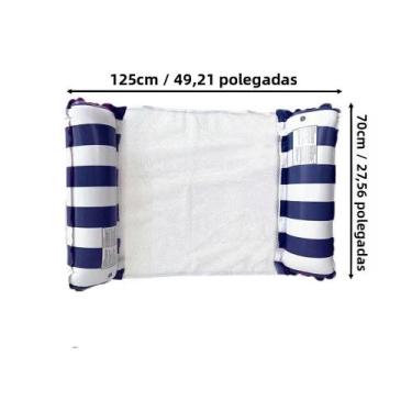 Imagem de Colchão Flutuante Inflável E Dobrável Em PVC Para Festa Na Piscina - N