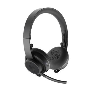 Imagem de Headset Sem Fio Logitech Zone Wireless Plus UC Graphite Bluetooth USBA