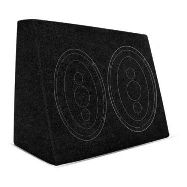 Imagem de Caixa De Som Selada Para Alto Falante 6x9 Em Carpete Preto - Congratul