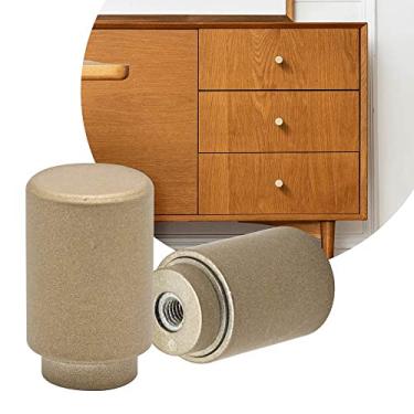 Imagem de Kit Com 6 Puxadores Para Armário Retrô Ponto Dourado 17mm (Dourado Fosco)