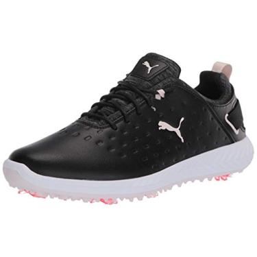 Imagem de PUMA GOLF Sapato de golfe feminino Ignite Blaze Pro, Puma preto-água de rosas, 7