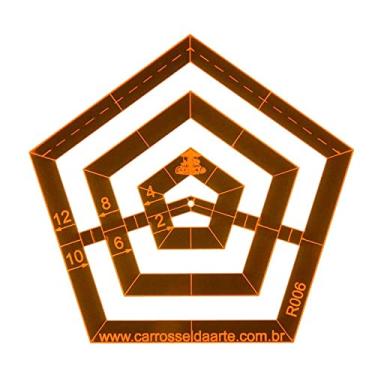 Imagem de Régua para Patchwork Pentagono 12cm