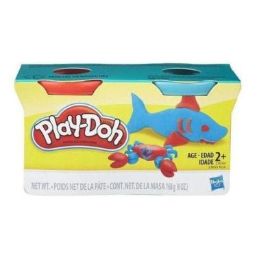 Imagem de Massinha Play-Doh - Conjunto com 2 Cores - Vermelho e Azul Claro HASBRO