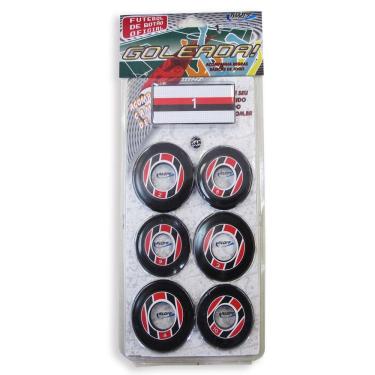 Imagem de Jogo para Futebol de Botão Klopf 34095 - Preto/Vermelho