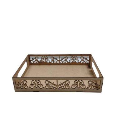 Imagem de Bandeja Arabesco Quadrada - Mdf