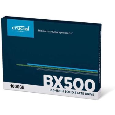 Imagem de Hd Ssd Crucial Bx500 1Tb Leitura 540 Mb/S Sata 6 Gb/S 2,5'''