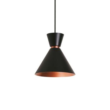 Imagem de Lustre Pendente Newline Bambola 150 E27 Bivolt Preto / Cobre