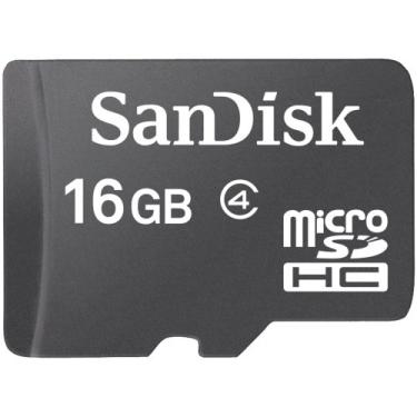 Imagem de SanDisk Cartão de memória micro SD de 16 GB