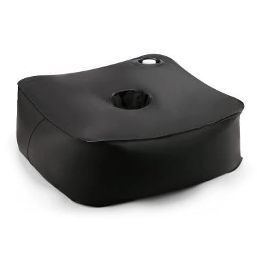 Imagem de Vogholic Bolsa de água com peso base de guarda-chuva resistente de até 27 kg para suporte de guarda-chuva base cantilever, bolsa de peso de pátio, quadrado de 40,6 x 40,6 cm