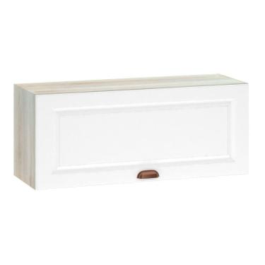 Imagem de Armário Aéreo 90 Cm 1 Porta Legno Crema Com Branco Pet
