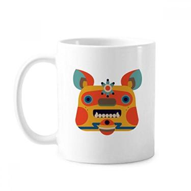 Imagem de Caneca estilo chinês monstro cerâmica cerâmica xícara de café porcelana louça